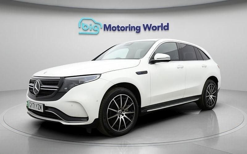 Used Mercedes EQC400 AMG line 300 kW (408 HP) 2022 White SUV