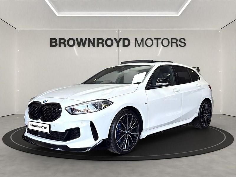 Used BMW M135 Comfort Edition 306 HP (225 kW) 2020 White Hatchback