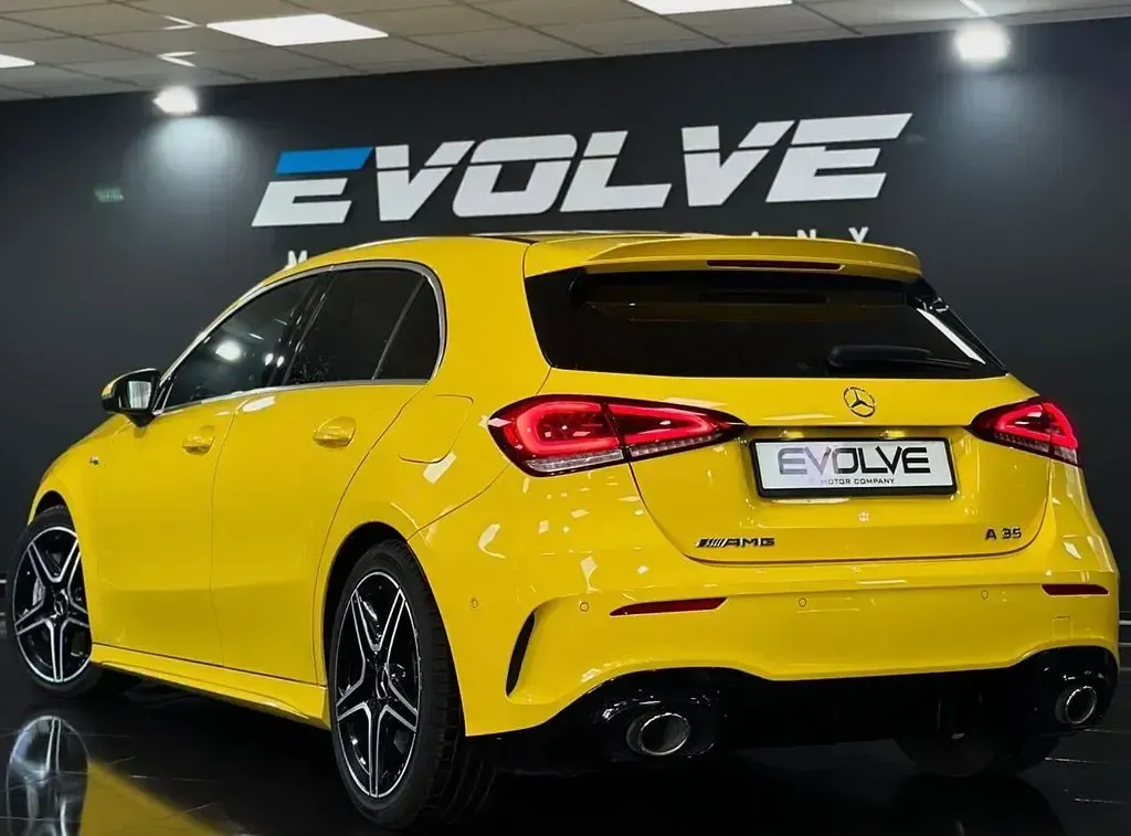 Used Mercedes A35 AMG Executive 2021 Yellow Hatchback