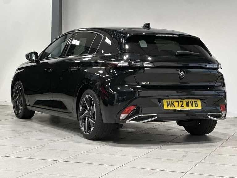 Used Peugeot 308 Allure Premium 130 HP (95 kW) 2022 Black Hatchback