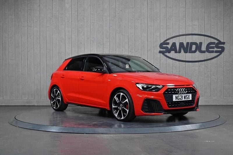 Used Audi A1 Sportback Black Edition 2021 Red Hatchback