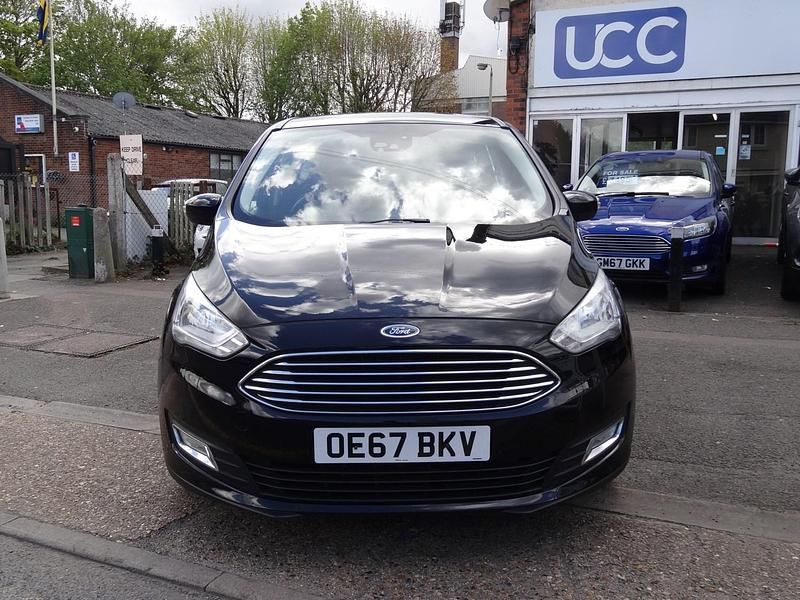Used Ford C-MAX Titanium 125 HP (91 kW) 2017 Black MPV