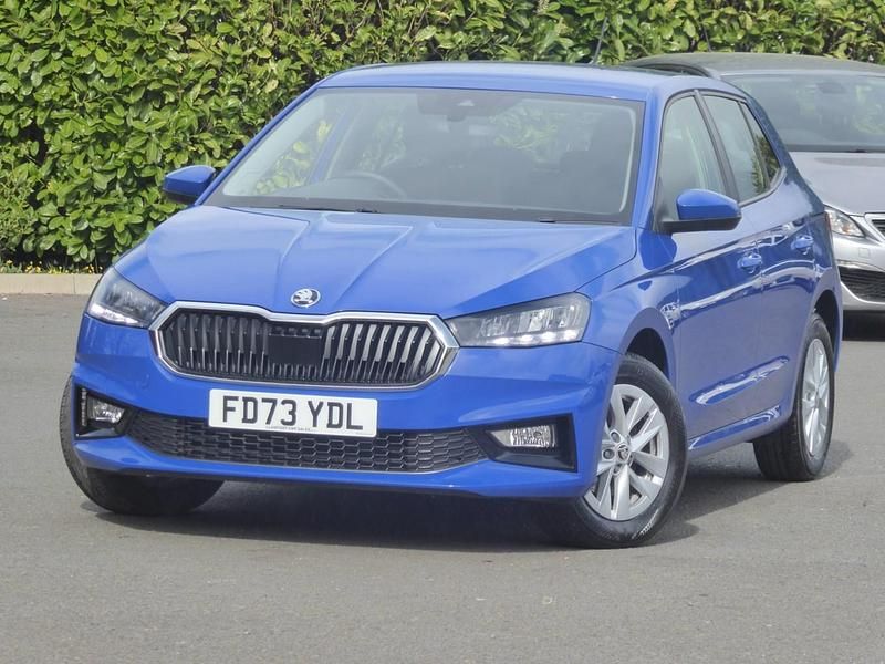 Used Skoda Fabia Comfort 110 HP (80 kW) 2023 Blue Hatchback