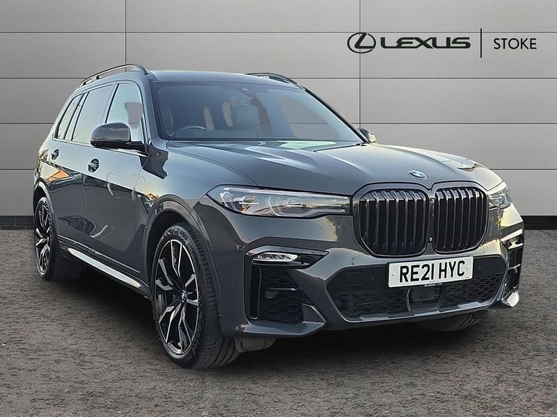 Grey Used 2021 BMW X7 M Sport SUV | £43,495 (Fair price) - Image 1/2