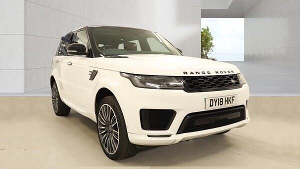 Begagnad Land Rover Range Rover Sport Autobiography Dynamic 2018 Vit SUV