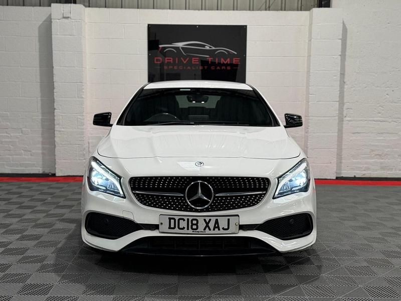 Used Mercedes CLA220 AMG line 2018 White Sedan