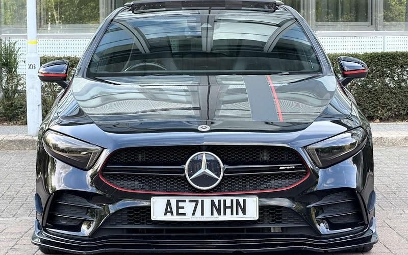 Used Mercedes A35 AMG Premium Plus 306 HP (225 kW) 2021 Black Hatchback