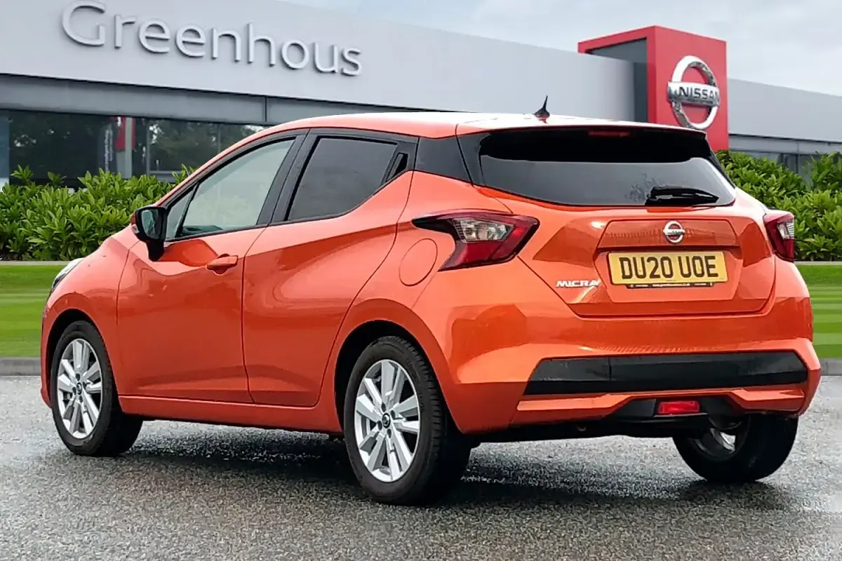 Used Nissan Micra Acenta 2020 Orange Hatchback