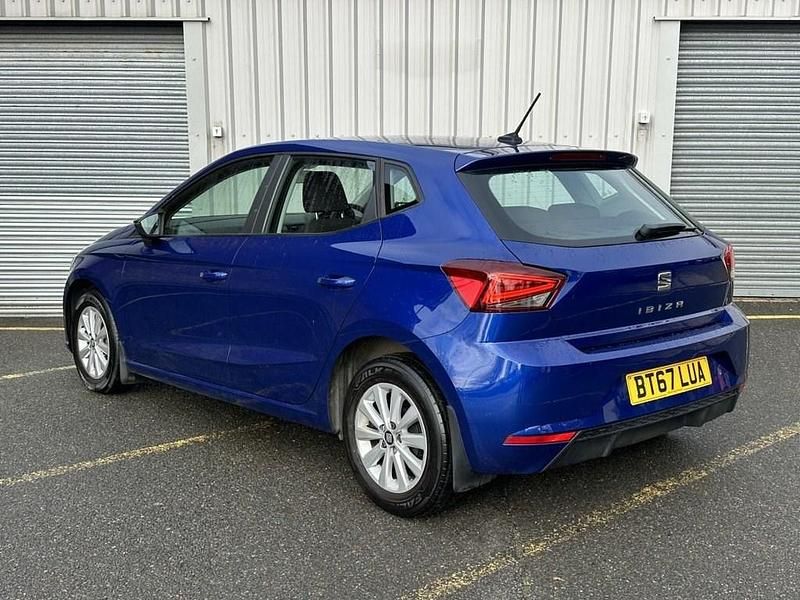 Used Seat Ibiza SE Technology 95 HP (69 kW) 2017 Blue Hatchback