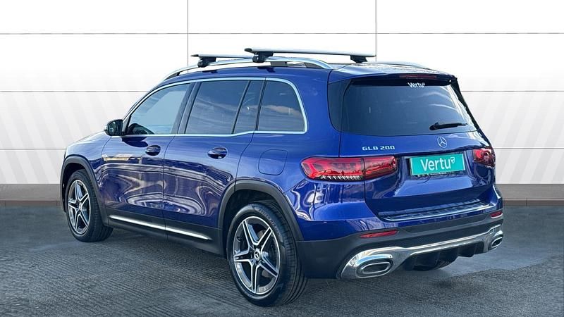Used Mercedes GLB200 AMG line 163 HP (119 kW) 2022 Blue SUV