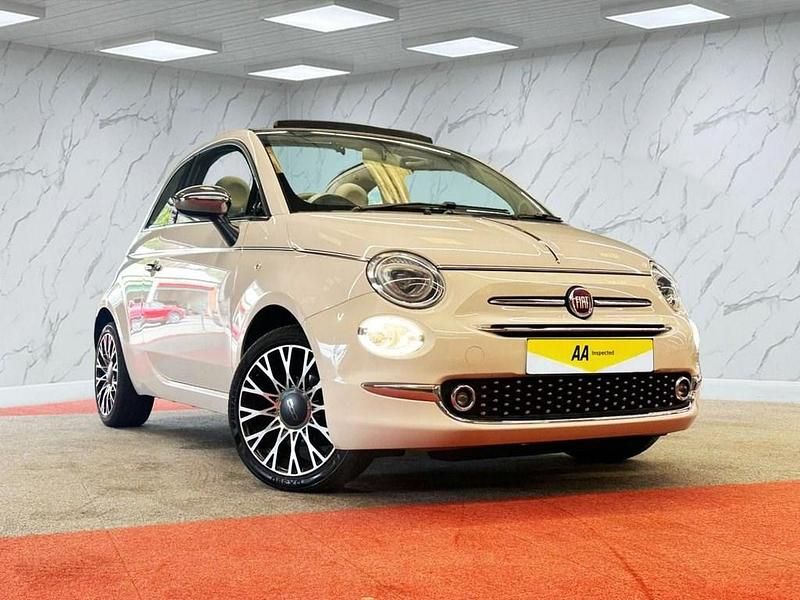 Used Fiat 500C Collezione 69 HP (50 kW) 2018 White/cream Cabriolet