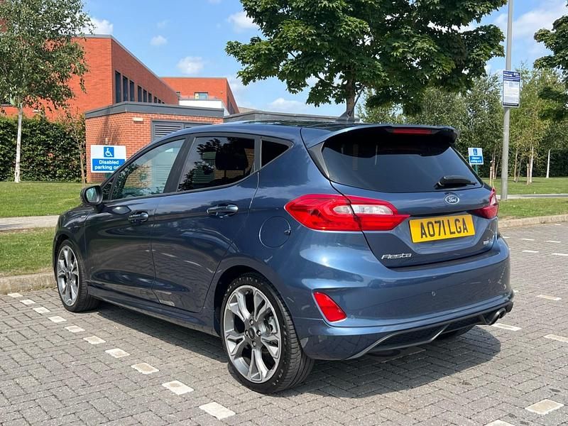 Used Ford Fiesta ST-Line X 125 HP (91 kW) 2021 Blue Hatchback