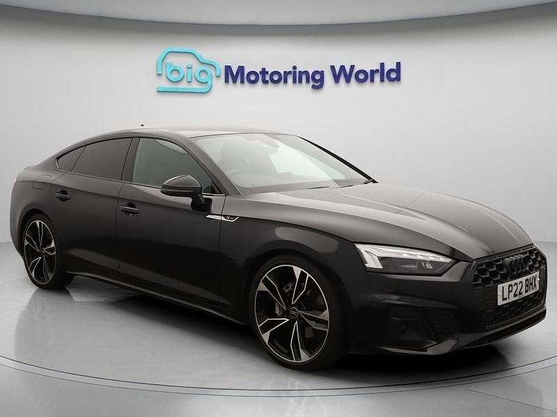 Black Used 2022 Audi A5 Sportback Black Edition Hatchback | £26,500 (Fair price) - Image 1/4