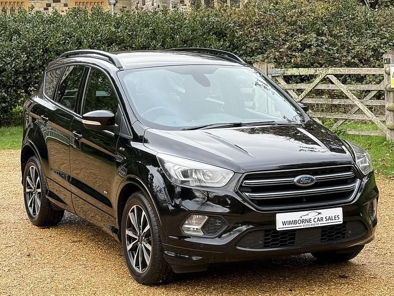Black Used 2017 Ford Kuga ST-Line SUV | £9,495 (Fair price) - Image 1/4