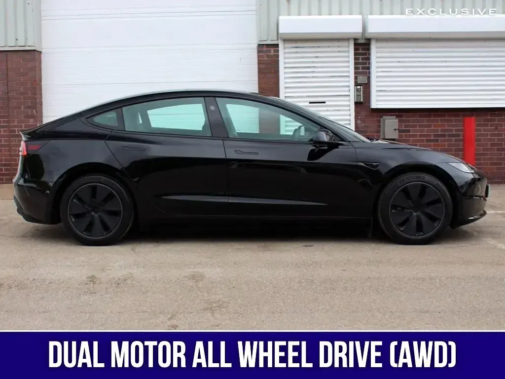Used Tesla Model 3 Long Range AWD 366 kW (498 HP) 2024 Black Sedan
