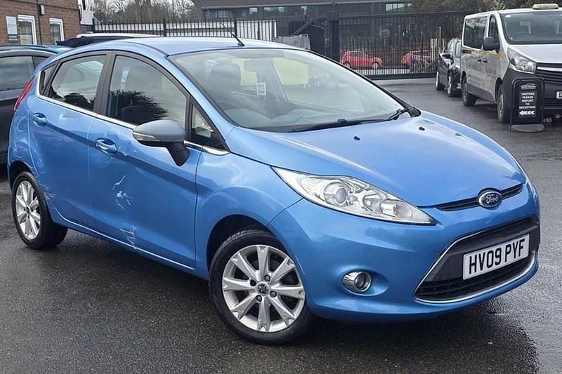 Used Ford Fiesta Zetec 82 HP (60 kW) 2009 Blue Hatchback