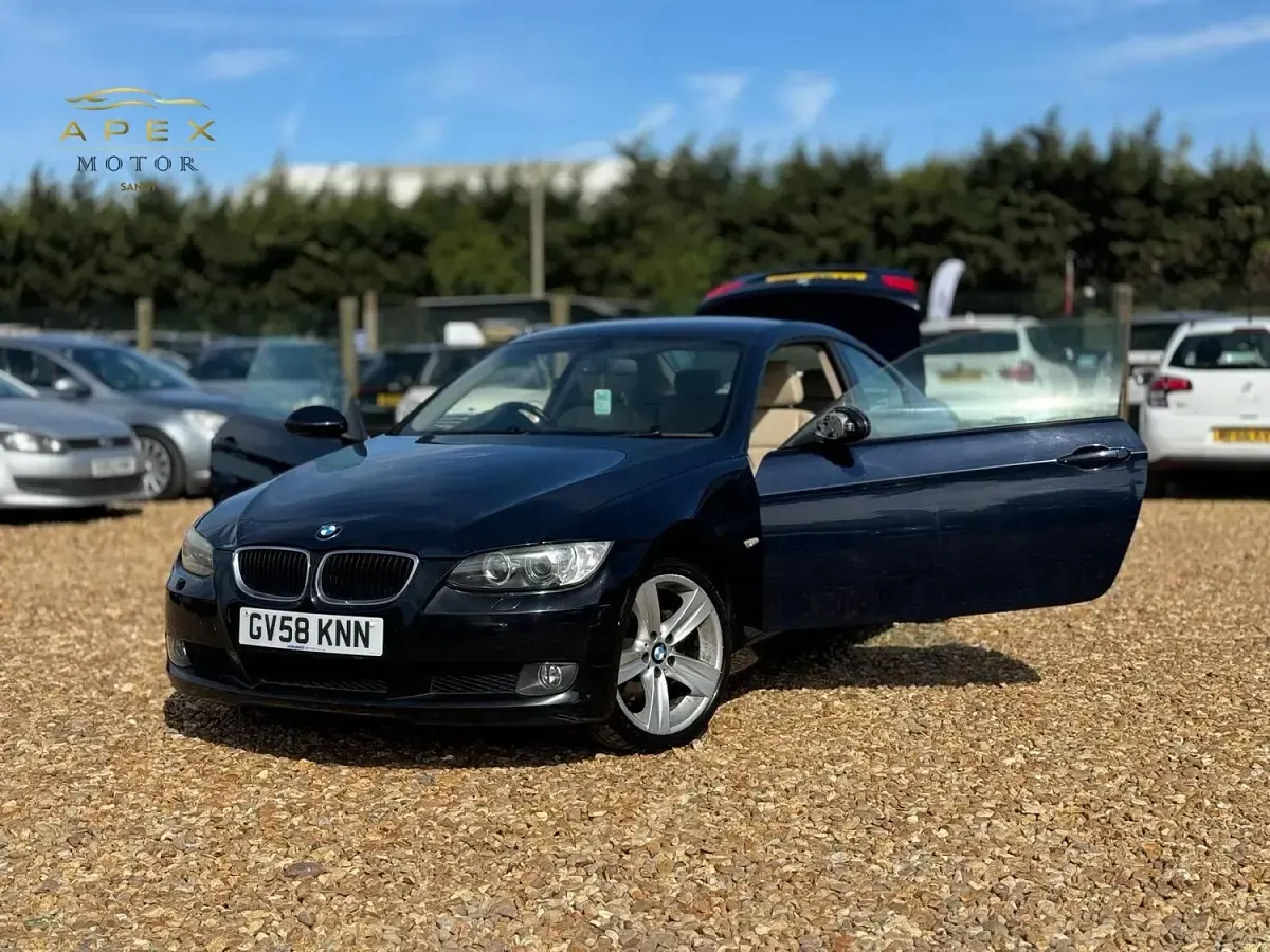 Used BMW 320 2008 Blue Coupe