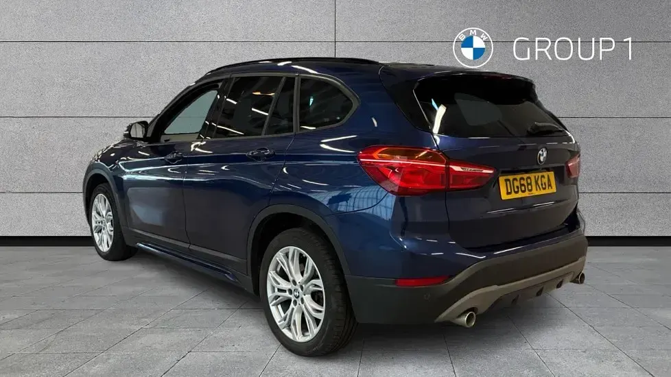 Used BMW X1 Sport Line 190 HP (139 kW) 2018 Blue SUV