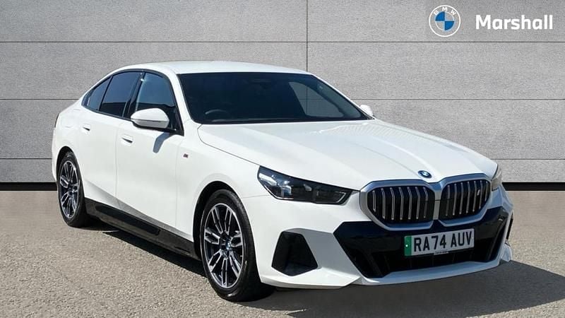 Alpine white Used 2025 BMW i5 M Sport Sedan | £47,231 (A bit pricey) - Image 1/4