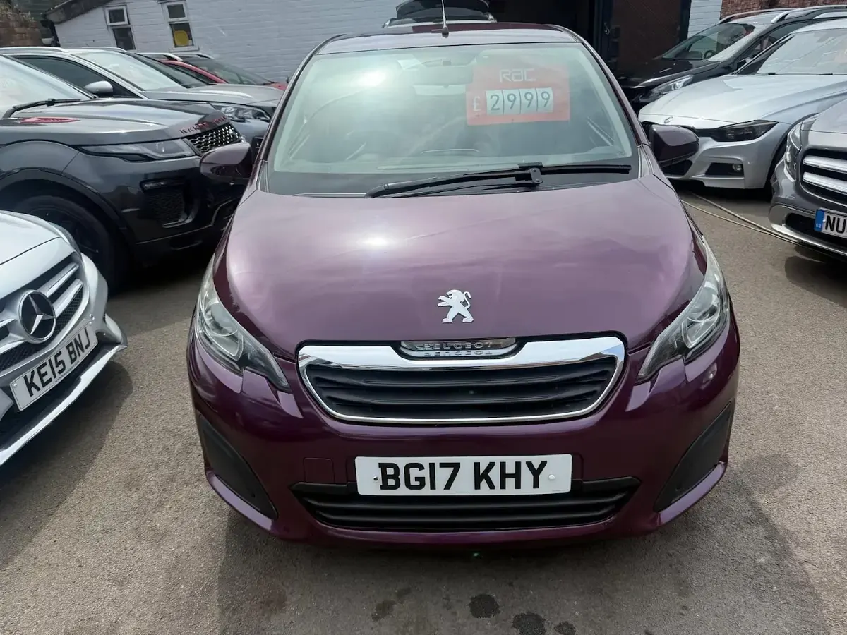 Used Peugeot 108 Active 2017 Mauve/purple Hatchback