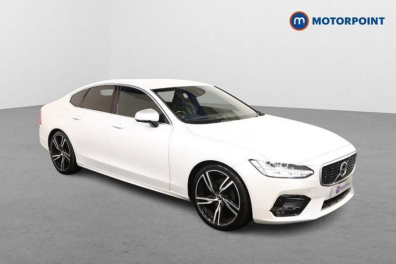 White Used 2018 Volvo S90 R-Design Pro Sedan | £18,599 (Fair price) - Image 1/4