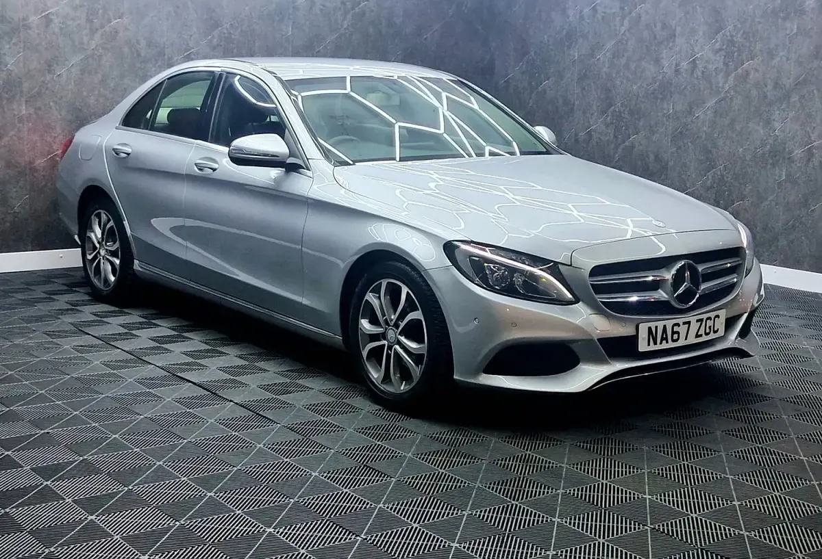 Used Mercedes C200 2017 Silver Sedan
