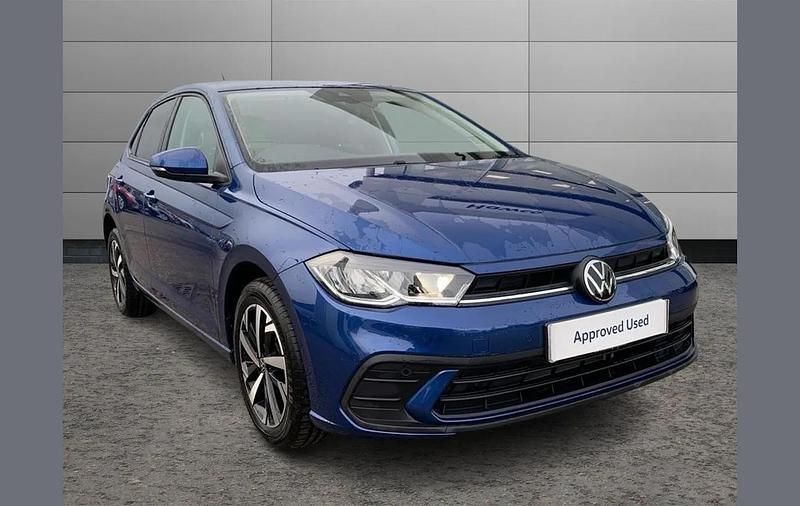 New VW Polo Match 94 HP (69 kW) 2025 Blue Hatchback