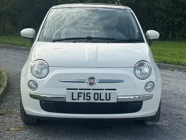 Used Fiat 500 Lounge 69 HP (50 kW) 2015 White Hatchback