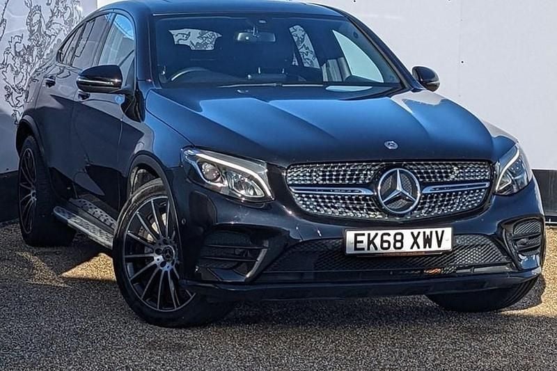 Black Used 2018 Mercedes GLC220 AMG Line Premium Coupe | £21,995 (Fair price) - Image 1/1