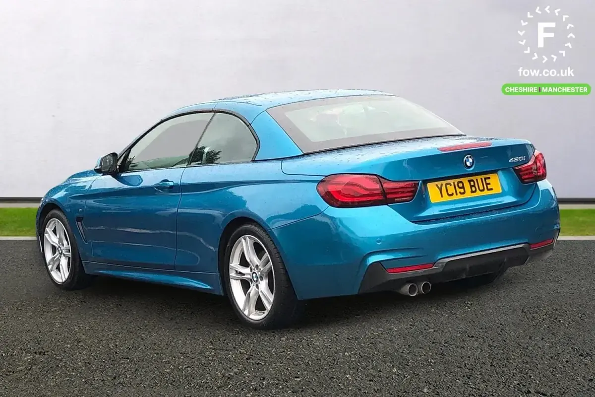 Used BMW 420 Cabriolet Comfort Edition 184 HP (135 kW) 2019 Blue Cabriolet
