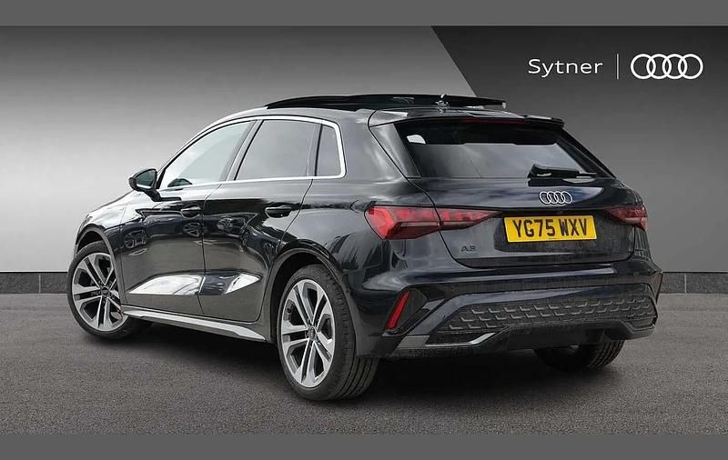 Used Audi A3 S-Line 147 HP (108 kW) 2025 Black Hatchback