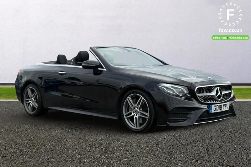 Black Used 2018 Mercedes E300 AMG Line Premium Plus Cabriolet | £21,099 (Super price) - Image 1/4