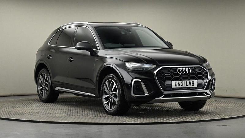 Mythos black metallic Used 2021 Audi Q5 S-Line SUV | £27,850 (Good price) - Image 1/4