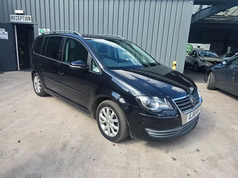 Used VW Touran Match 2010 Black MPV