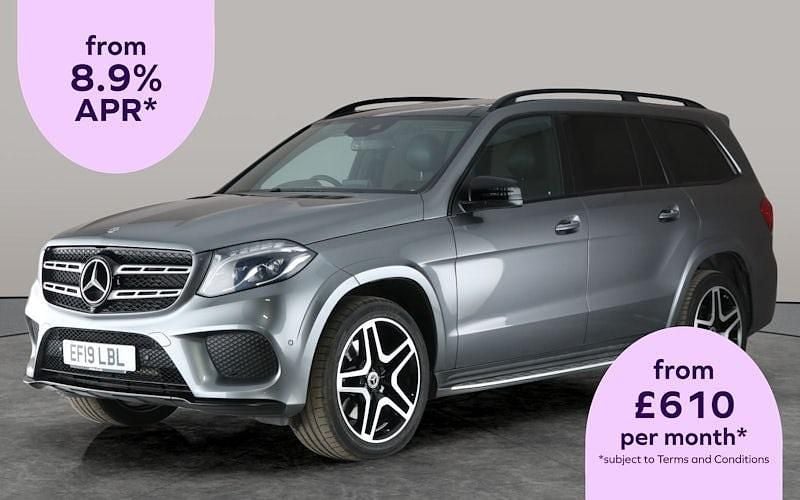 Grey Used 2019 Mercedes GLS350 AMG line SUV | £30,941 (Fair price) - Image 1/3