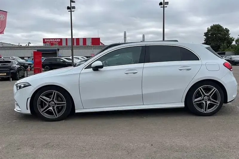 Used Mercedes A200 AMG line 163 HP (119 kW) 2020 White Hatchback