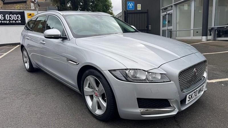 Silver Used 2020 Jaguar XF Sportbrake Portfolio Estate | £23,995 (Fair price) - Image 1/4