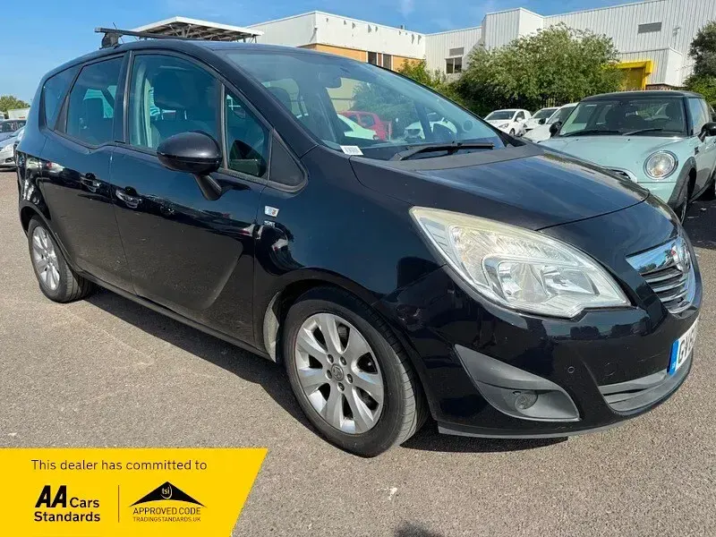 Used Vauxhall Meriva 100 HP (73 kW) 2011 Black MPV