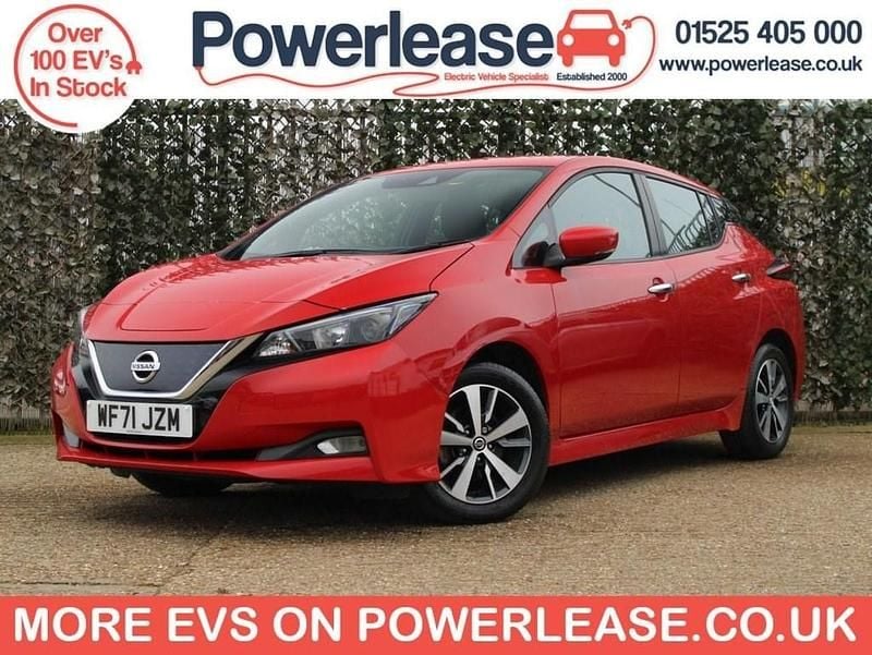 Used Nissan Leaf Acenta 110 kW (150 HP) 2021 Red Hatchback
