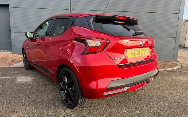 Used Nissan Micra 92 HP (67 kW) 2021 Red Hatchback