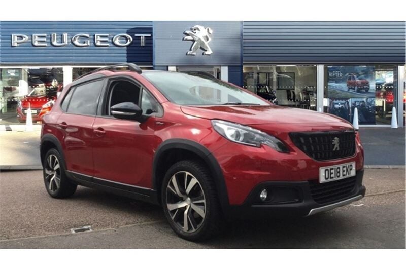 Red Used 2018 Peugeot 2008 GT-line SUV | £9,404 (Fair price) - Image 1/4