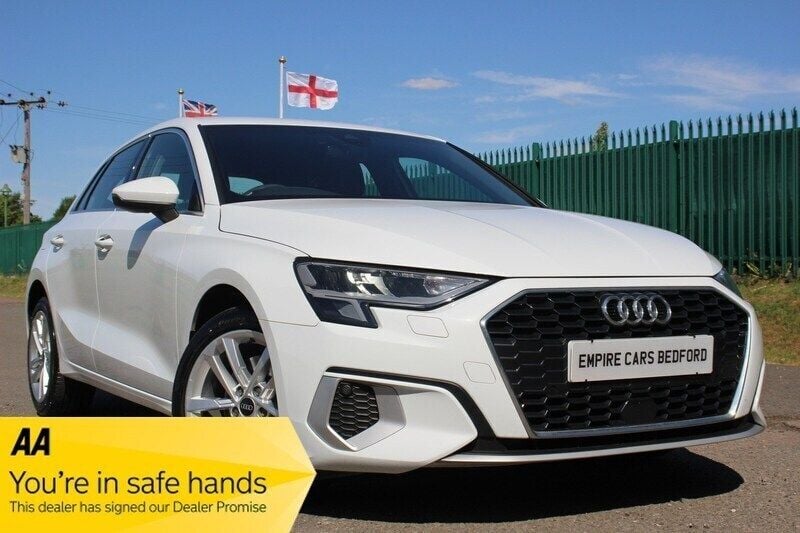 White Used 2021 Audi A3 Sport Hatchback | £16,990 (Fair price) - Image 1/3