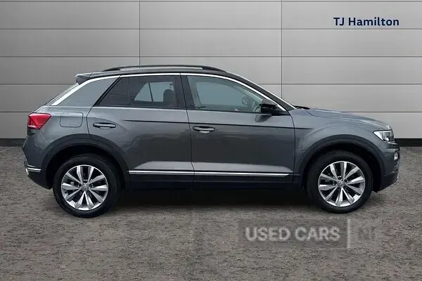 Used VW T-Roc Design 150 HP (110 kW) 2019 Grey SUV