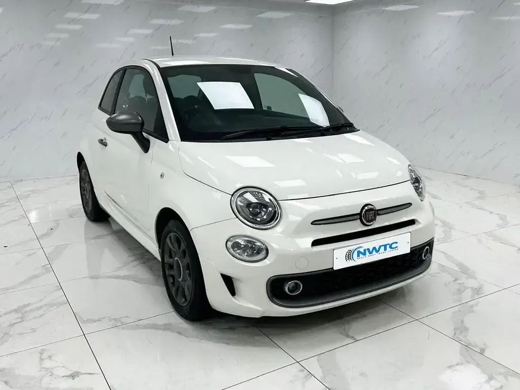 Used Fiat 500 S 69 HP (50 kW) 2019 White Hatchback