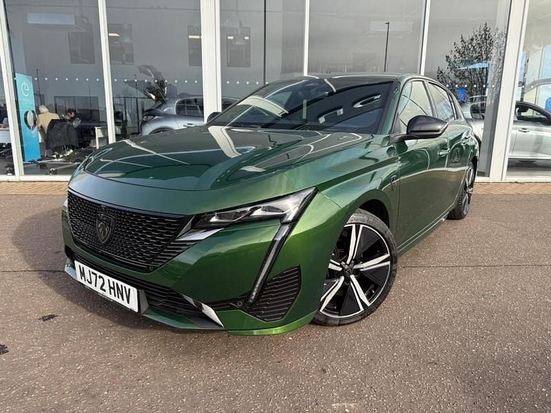 Green Used 2022 Peugeot 308 GT Hatchback | £15,995 (Fair price) - Image 1/4