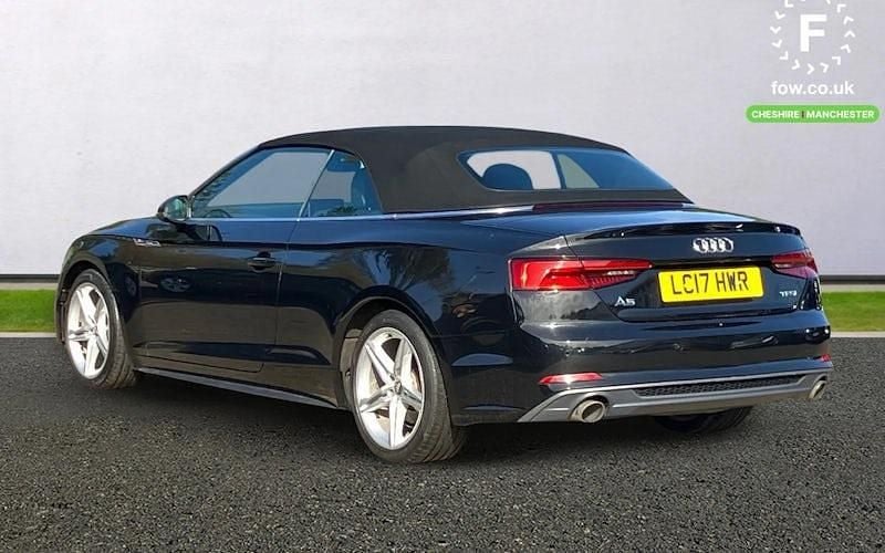 Used Audi A5 Cabriolet S-Line 190 HP (139 kW) 2017 Black Cabriolet
