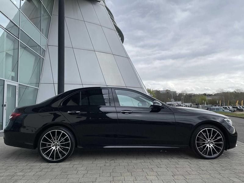 Used Mercedes E300 AMG line 2023 Black Sedan