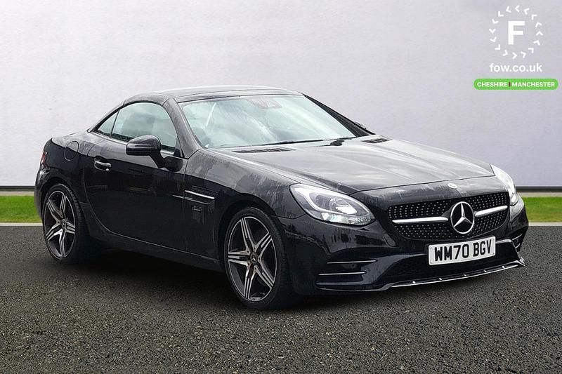 Black Used 2020 Mercedes SLC200 AMG Cabriolet | £22,399 (Expensive) - Image 1/3