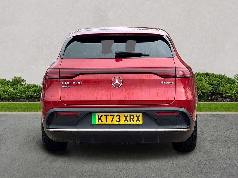 Used Mercedes EQC400 AMG line 300 kW (408 HP) 2023 Red SUV