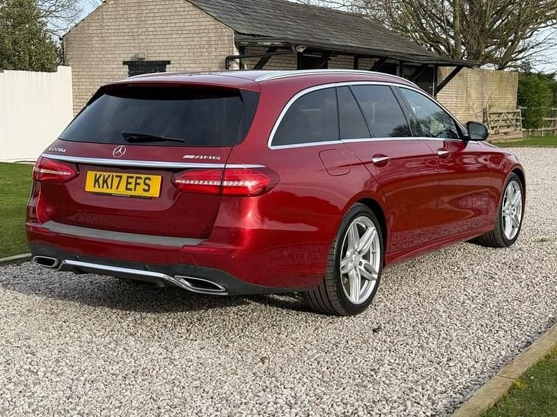 Used Mercedes E220 AMG line 2017 Red Estate